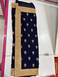 Designer Saree With 5xl Blouse