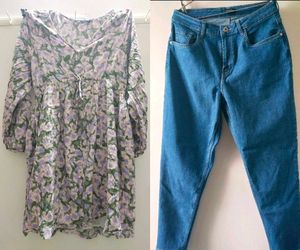 Floral Dress & Jeans Bundle