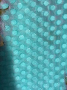 Beautiful Teal Floral Saree