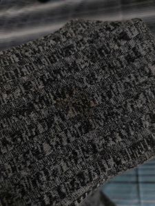 Grey Knitted Twist Front Top
