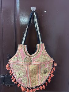 Cloth Bag Patch Embroidered Custom With Tassel