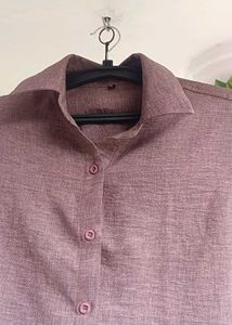 Stylish Cropped Collared Shirt