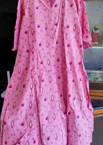 Printed A-Line Kurta With Insert Pocket