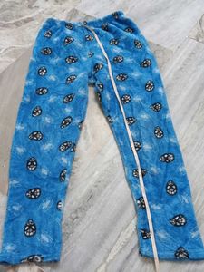Boys Cozy Blue Print Pajama Pants