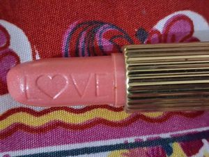 Pink Lipstick with Gold Case