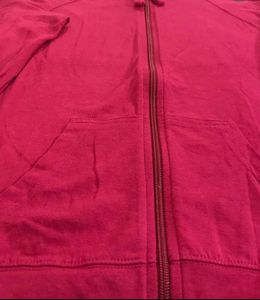 Red Hoodie with Zipper