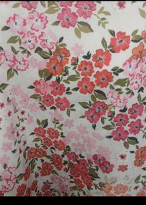 Floral Puff Sleeve Midi Dress