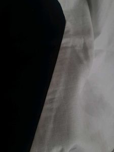 Colorblock sleeveless cotton/linen top fabind