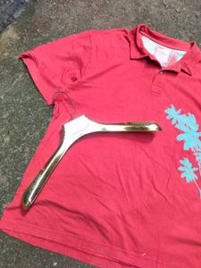 Men's Coral Floral Polo Shirt