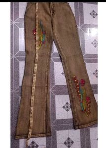 Combo of New Boho Floral Embroidered Jeans