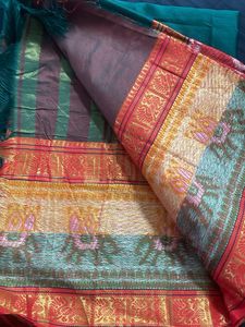 (NEW) Green Narayanpeth Saree