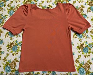 Puff-Sleeves Top