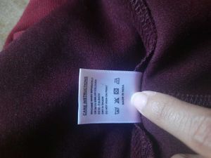 Maroon V-Neck Ruffle Belted Dress
