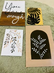 Set of 4 Minimalist Art Prints