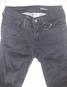 💎 MANGO Black Denim — Slim Fit Women Jeans