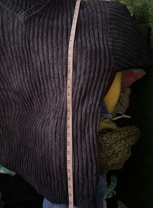 Pro-itive Ribbed V-Neck Sweater