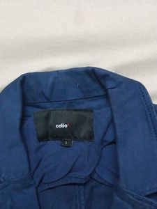Blue Casual Jacket