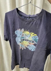 Graphic Print T-Shirt "Tropics"