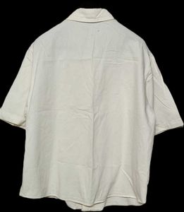 PERSTEP Classic White Short Sleeve Button-Up Shirt