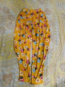 Vibrant Floral Print Salwars
