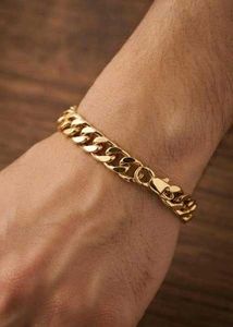 Chunky Gold Chain Bracelet for men
