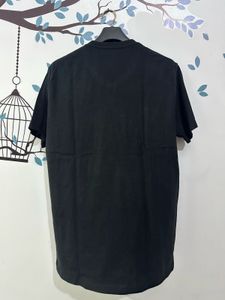 Single Stitch Men's Black V-Neck T-Shirt