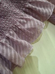 Chic Lavender Crop Top
