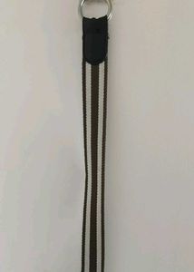 Striped Canvas Belt