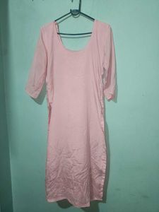 Beautiful Pink Embroidered Kurta ith sharara