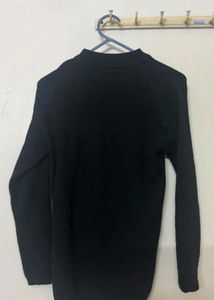 Black Mock Neck Sweater