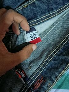 Stylish Ripped Blue Denim Jeans
