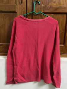 Pink Crew Neck Sweater
