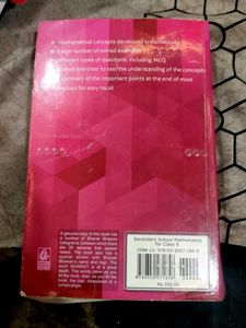 Secondary School Mathematics for Class 9