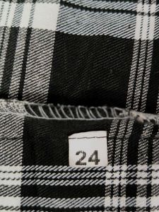 UNISEX Black &amp; White Checkered Casual Shirt – Tren
