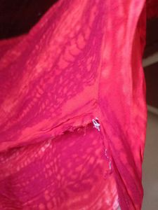 Vibrant Red Embellished Kurta for women