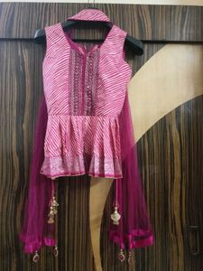 Stunning Majenta Indo Western Outfit