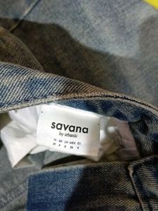 Savana darted wide leg jeans
