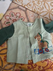 New Born Baby Suit Green Colour