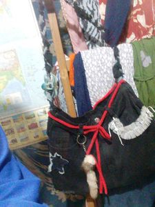 handmade ..jeans bag ....in trending.