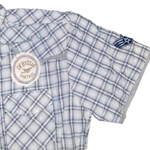 💙 ELEVATED CASUAL PLAID SHIRT — MEN'S (L)