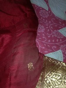 Silk Jari Maroon Blouse