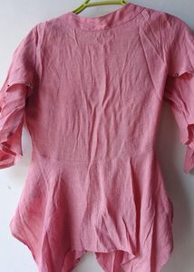 Womens Pink Designer Top
