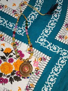Boho Beaded Necklace & Earring Set