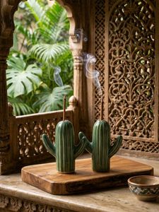 Cute Cactus Incense Holders
