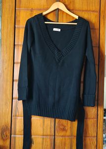 Item-KBG111/PRELOVED/BARE DENIM/ZADE BLACK SWEATER