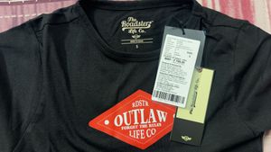 Black "Outlaw Life Co" Graphic Tee