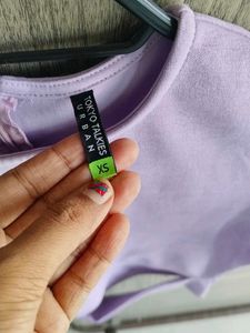 Cute Lilac Crop Top
