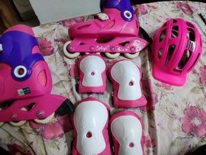 Pink &amp; Purple Roller Skates