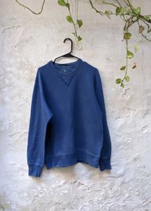 Blue Crew Neck Sweatshirt