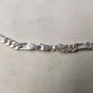SR91 Pure Silver Figaro 🥨 Chain 51.300gm